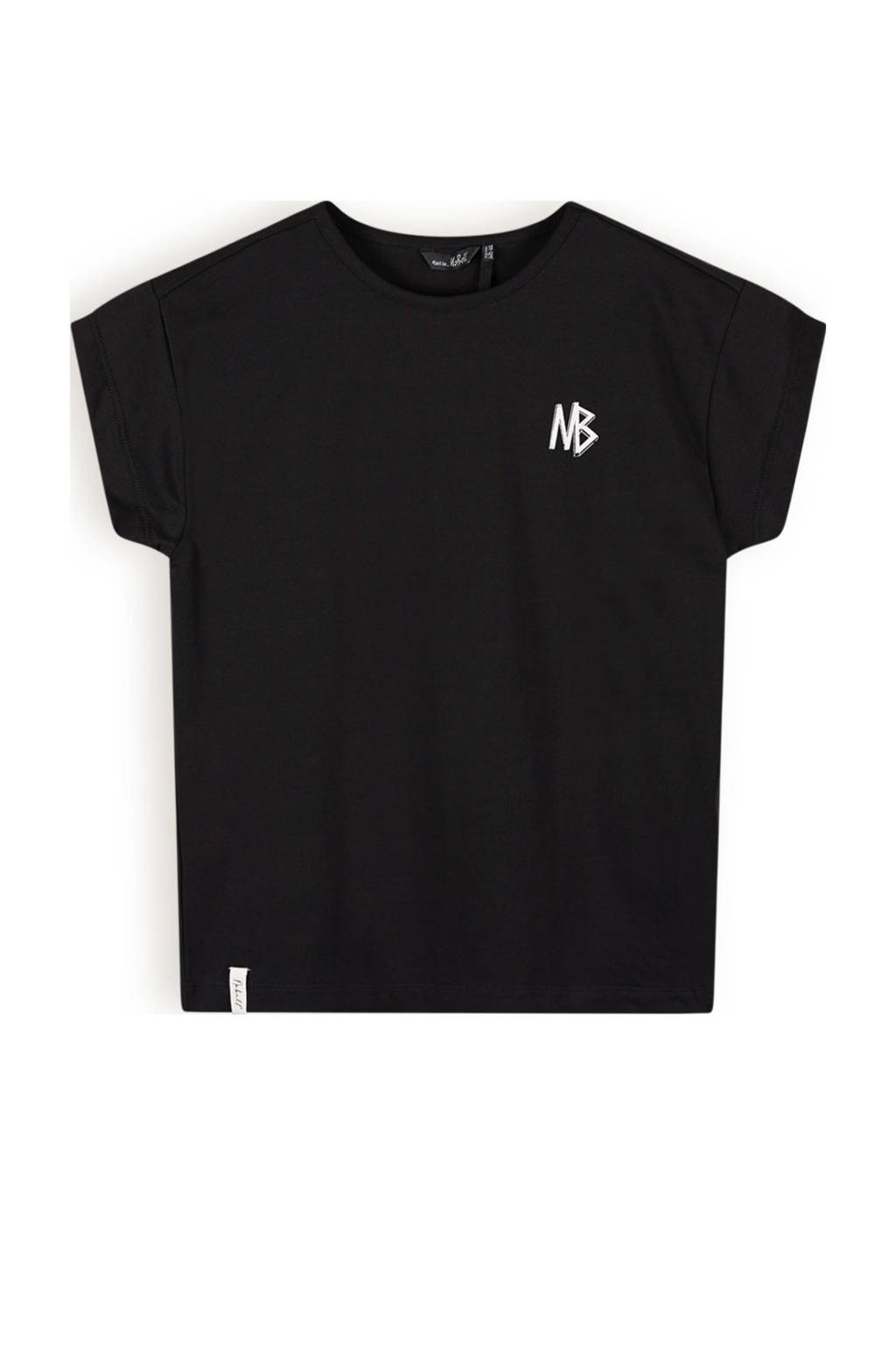 NoBell’ T-shirt Kasis met backprint zwart