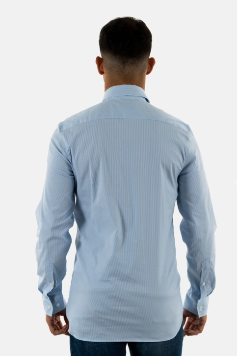 Chemise lacoste ch0198 f6z blanc/panorama