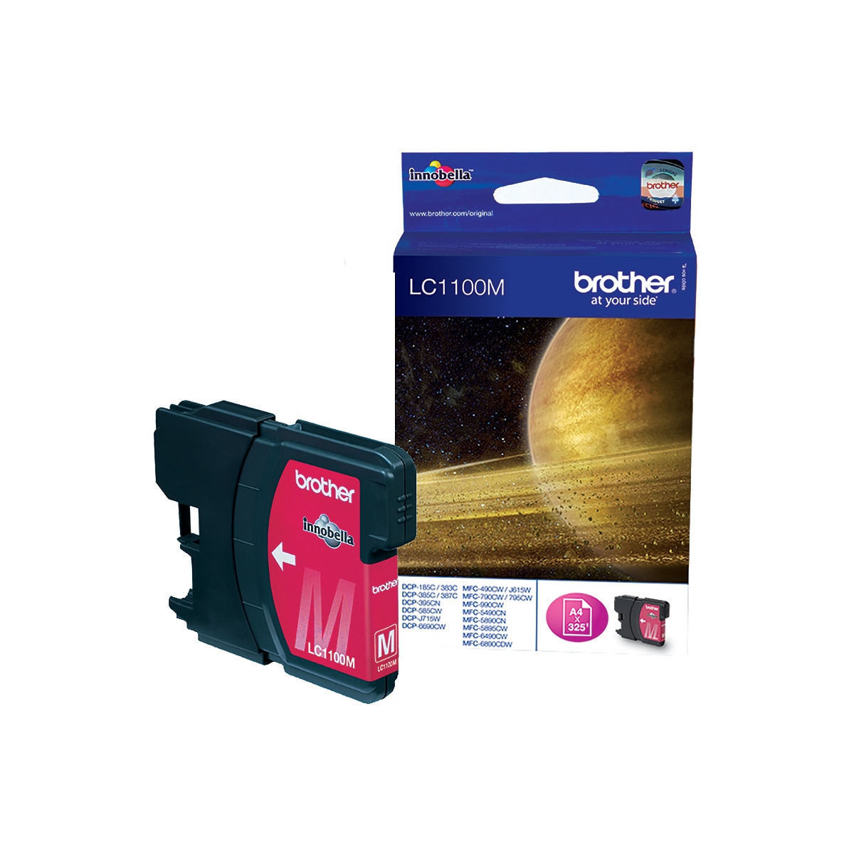 Brother blekkpatron LC1100M Magenta
