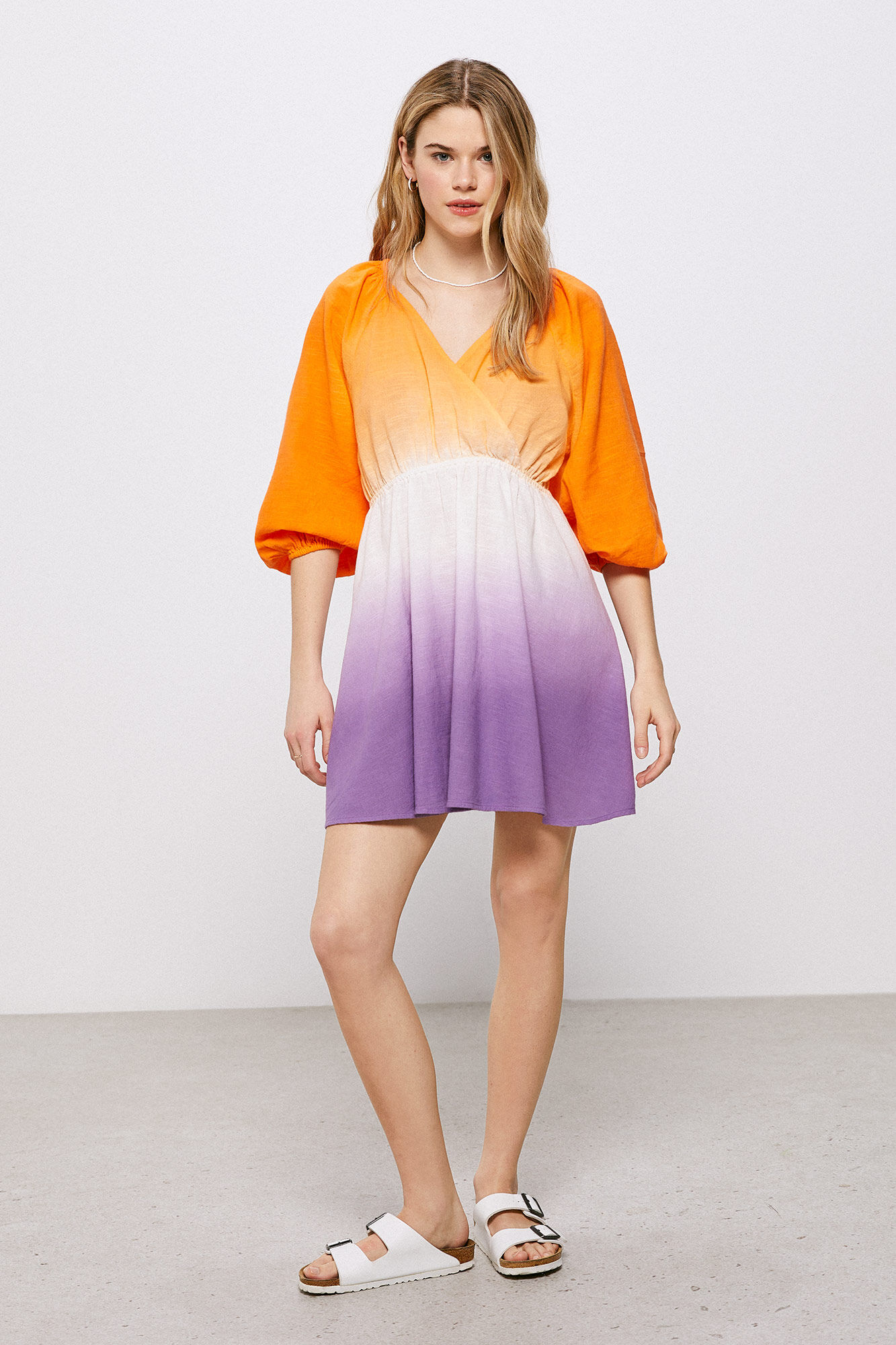 Vestido Tropical - Laranja