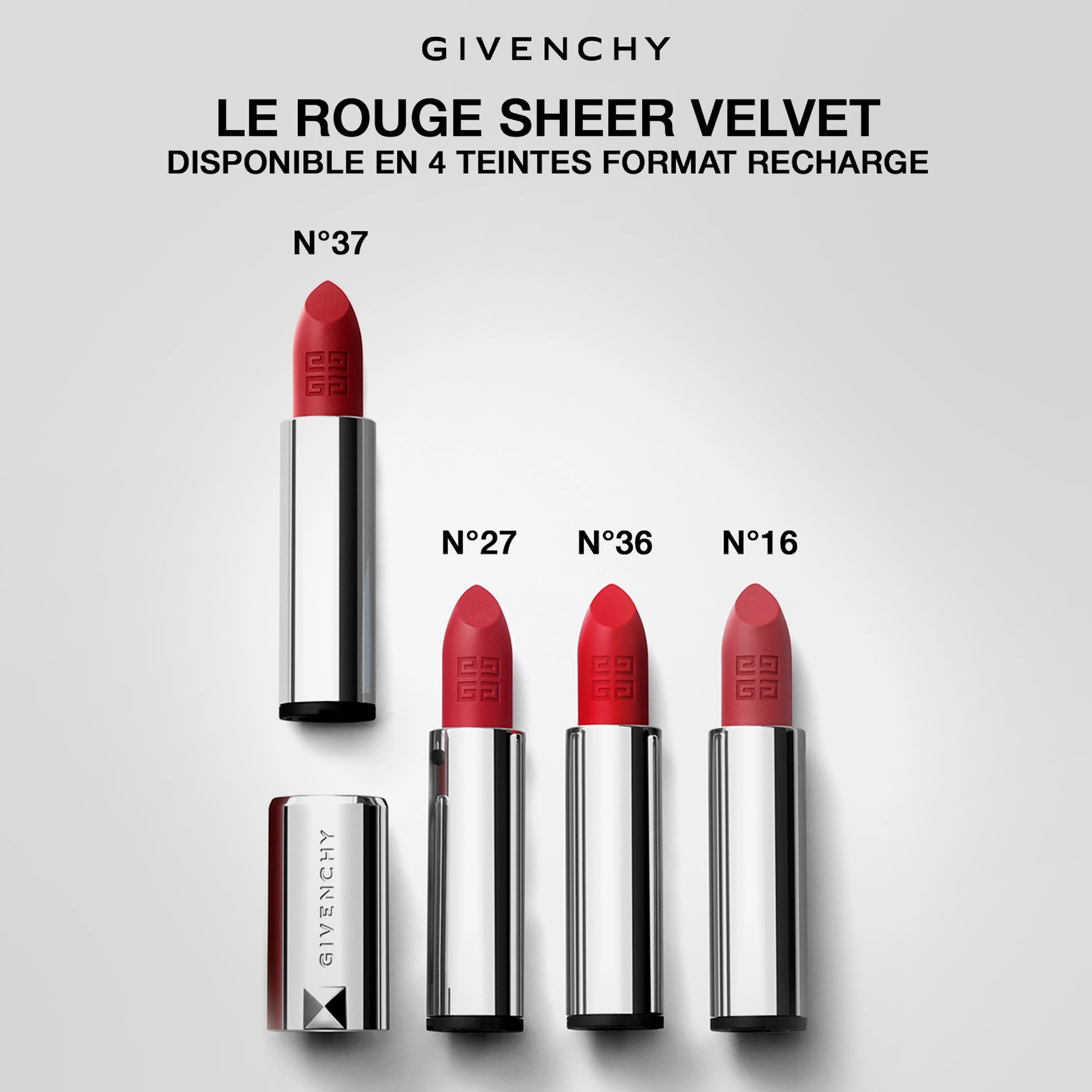 LE ROUGE SHEER VELVET - Rouge à lèvres mat effet floutant |- N52