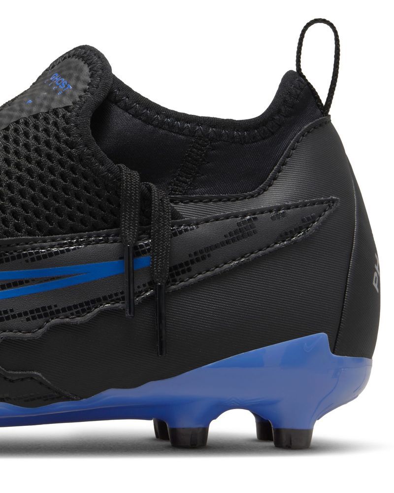 Chaussures de football Nike Phantom GX Academy MG Noir & Bleu pour enfant
