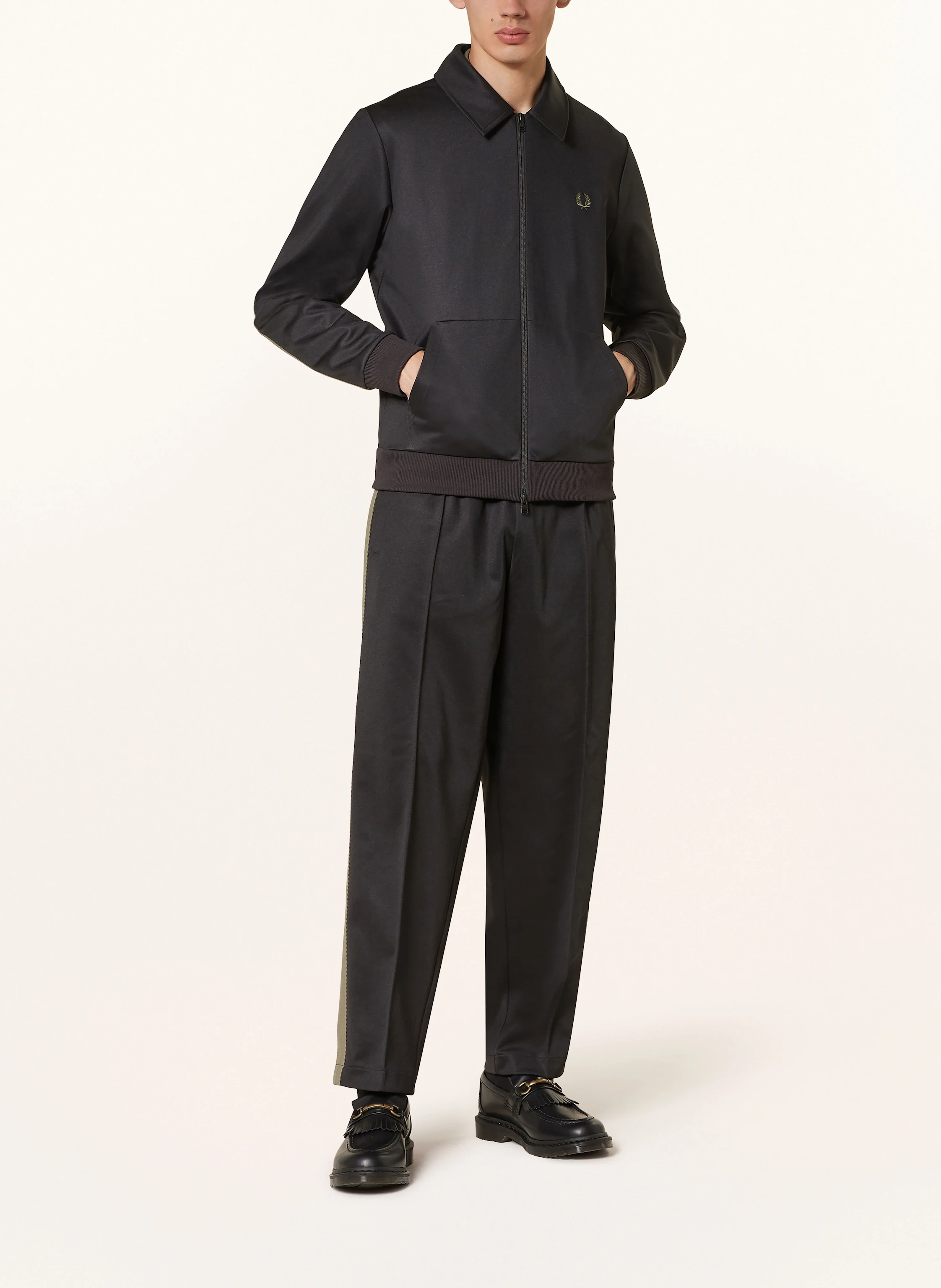 FRED PERRY Jacke mit Galonstreifen
