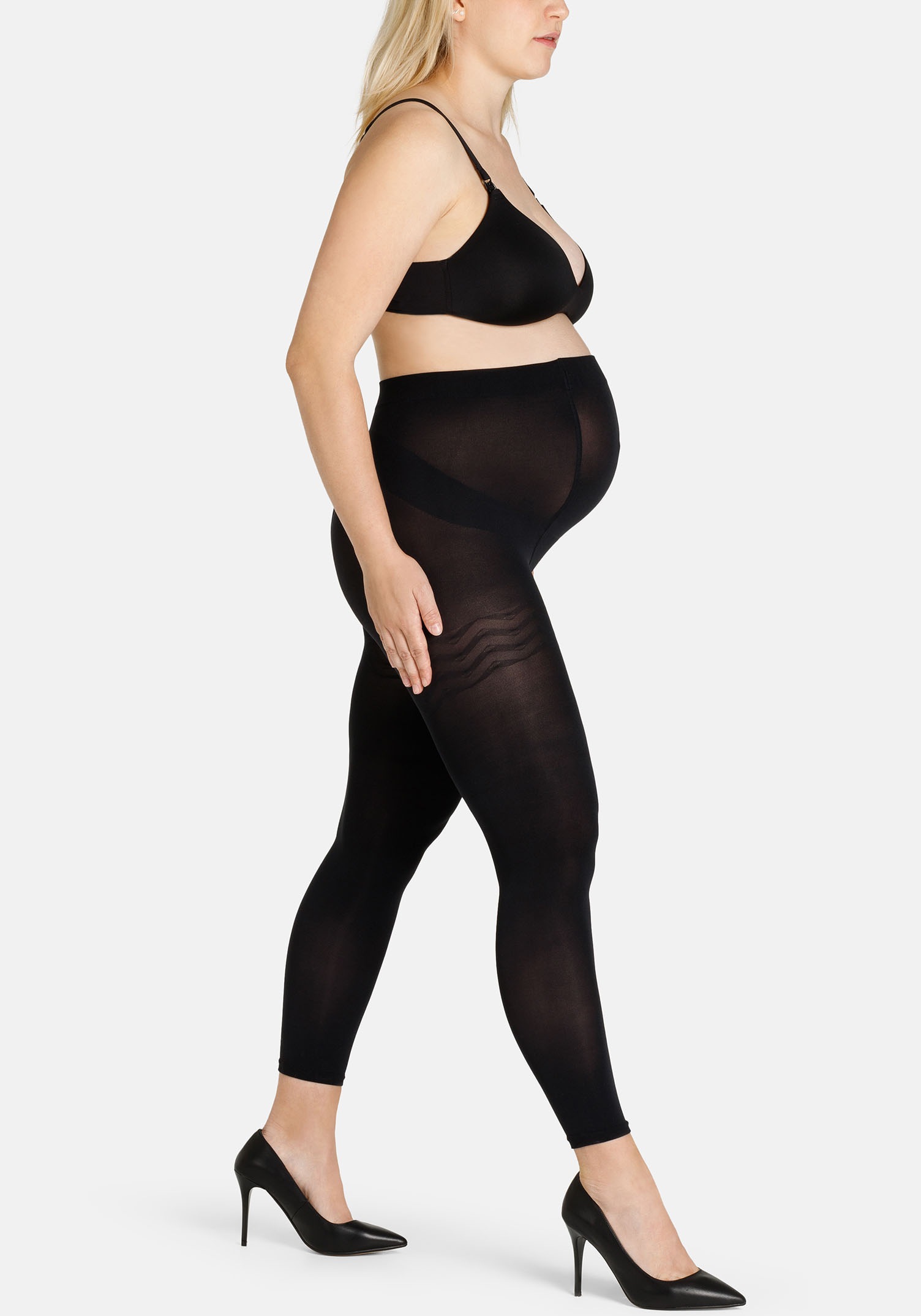 Camano Umstandsleggings »fine functional«  perfekt für jede Phase der Schwangerschaft, 3D 50 DEN