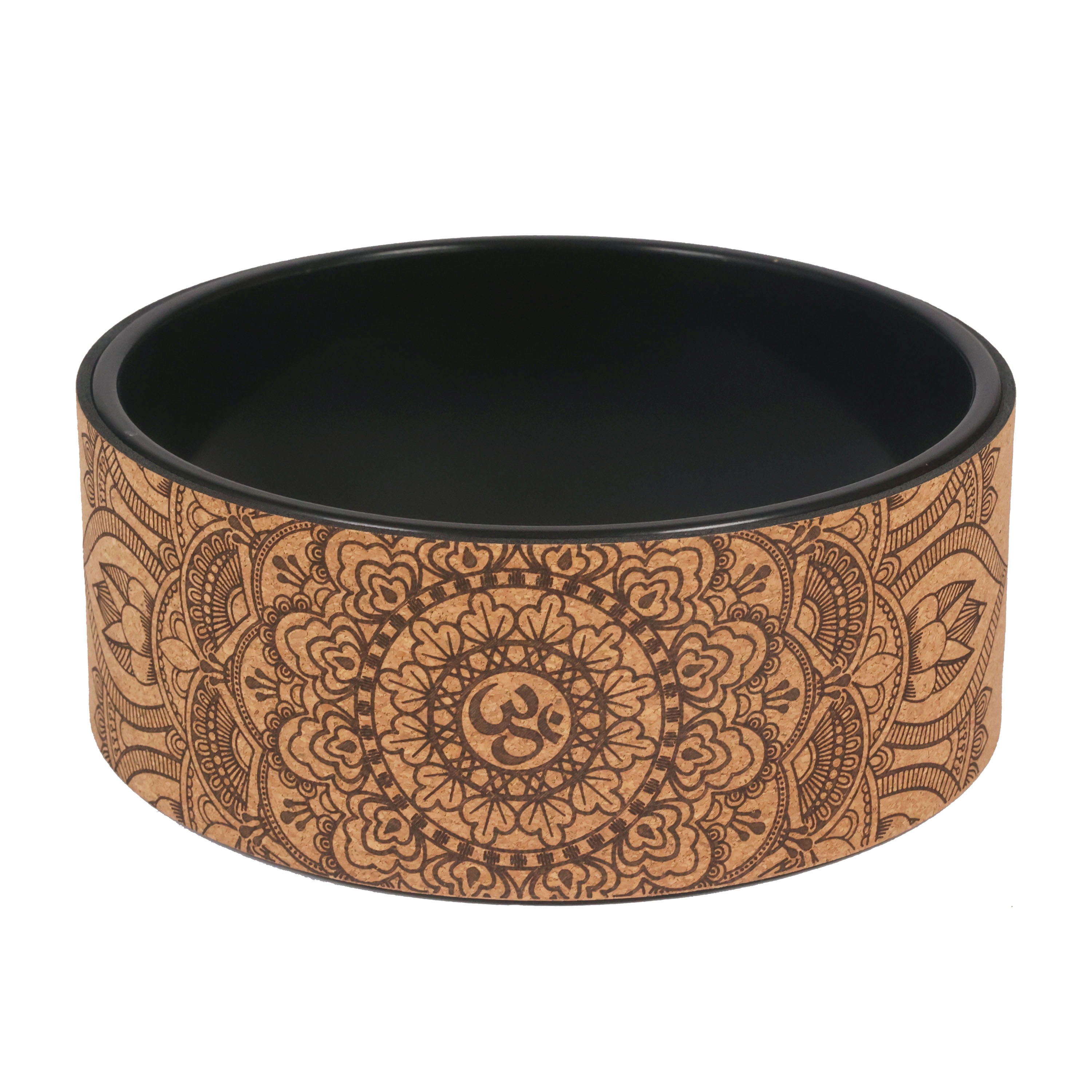 Yoga Wheel Kork schwarz