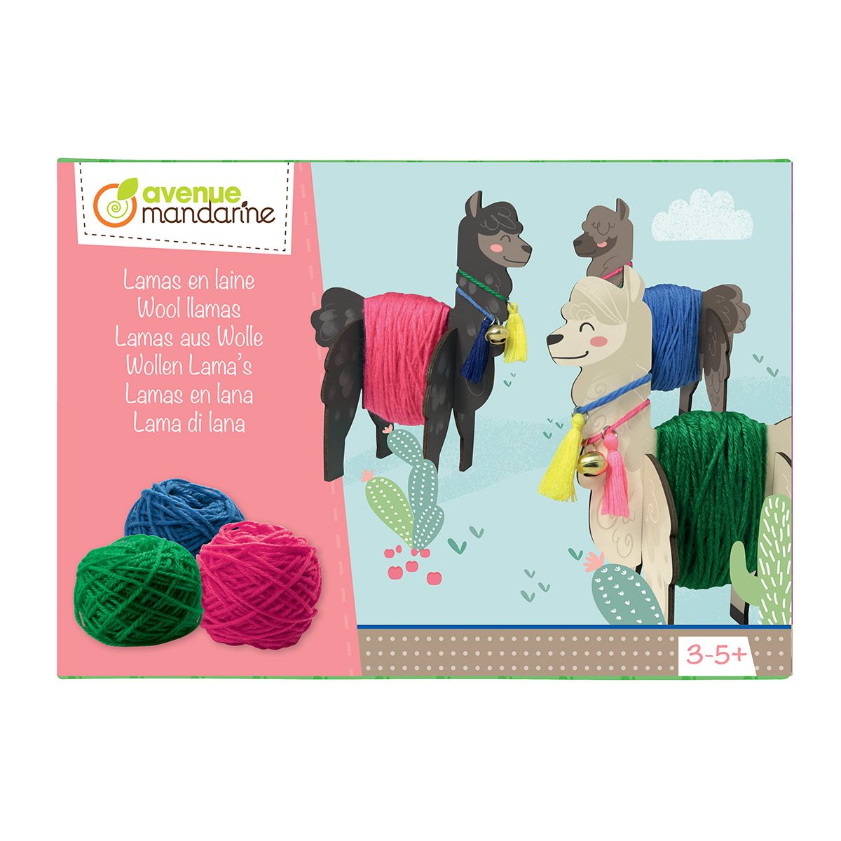 Boîte créative : Lamas en laine