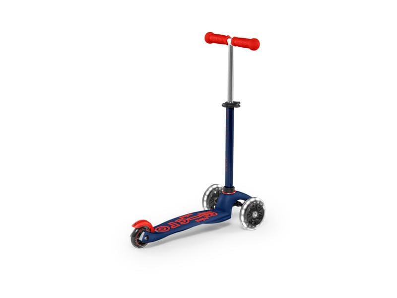 Micro Mobility Kickboard Mini Micro Deluxe Navy Blue (LED) Kickboard