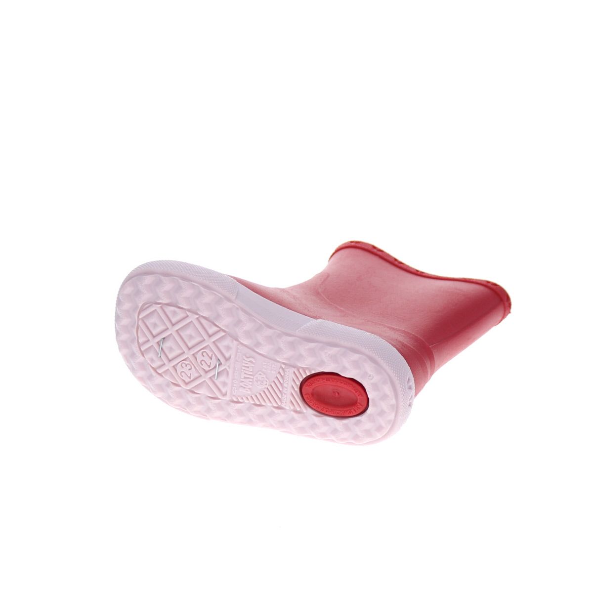 Bottes de pluie enfant rouge et rose