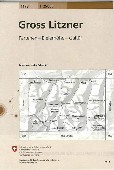 BUNDESAMT - 1178 GROSS LITZNER ECHELLE 1 25 000