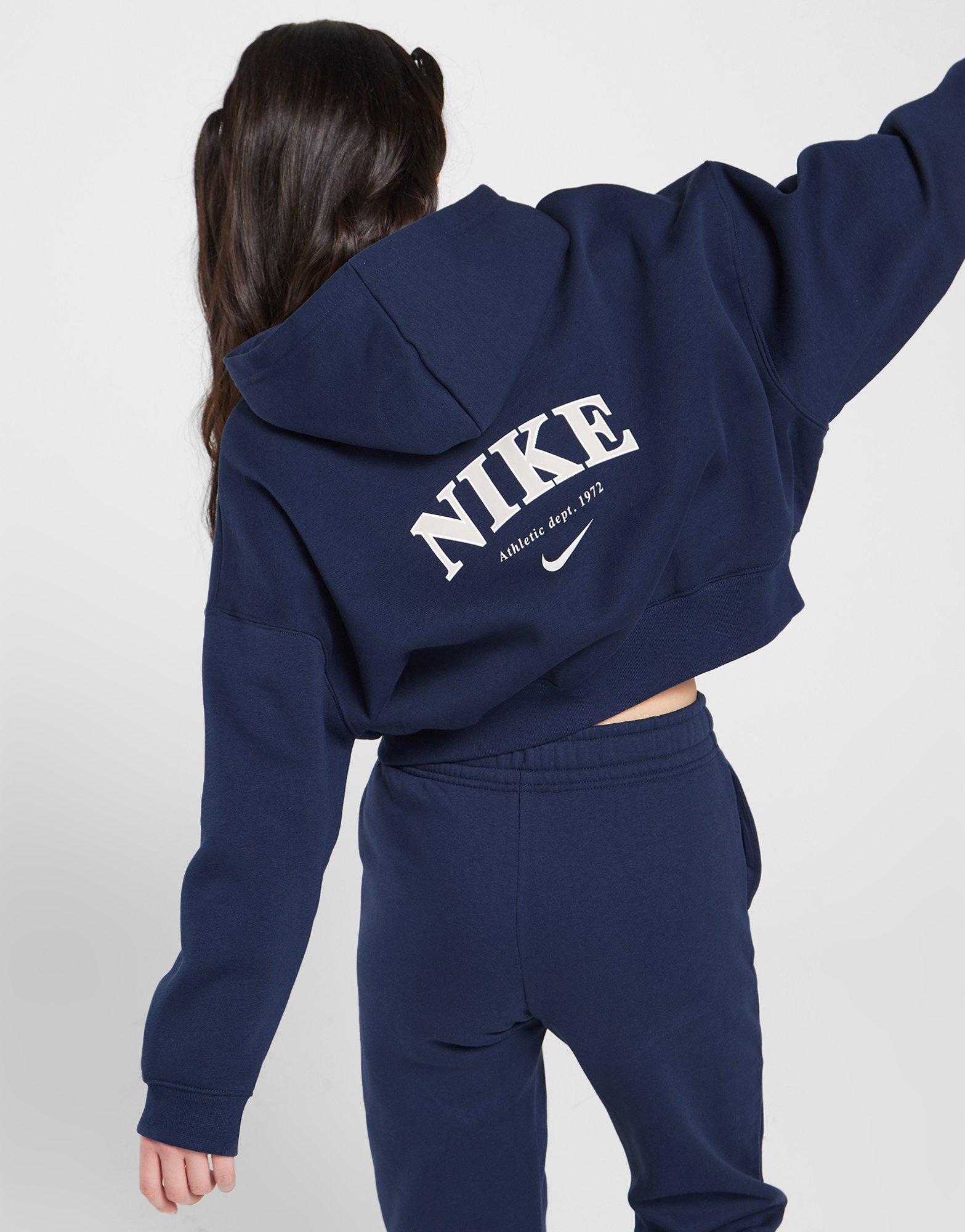 Nike Girls' Trend Full Zip Fleece Hoodie Junior