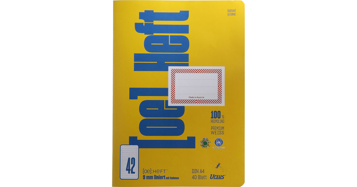 Heft Liniert A4 Nr. 12 40 Blatt