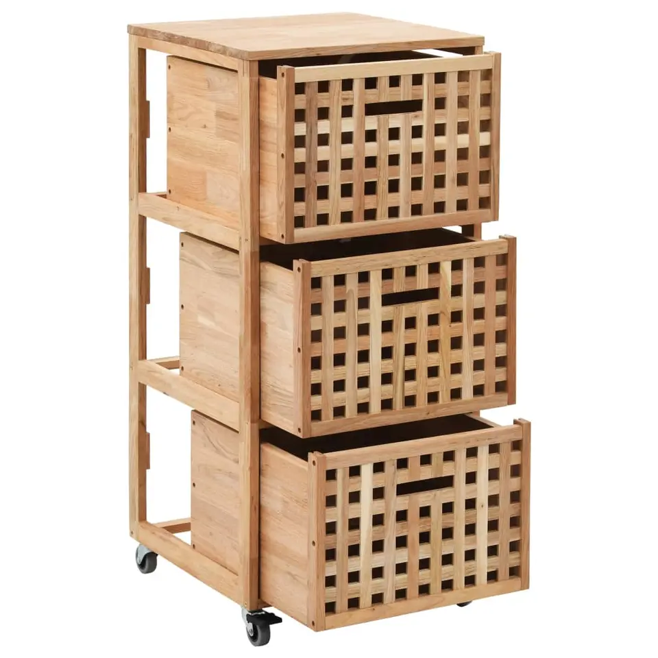 vidaXL - Opbergkastje - Bruin - Hout
