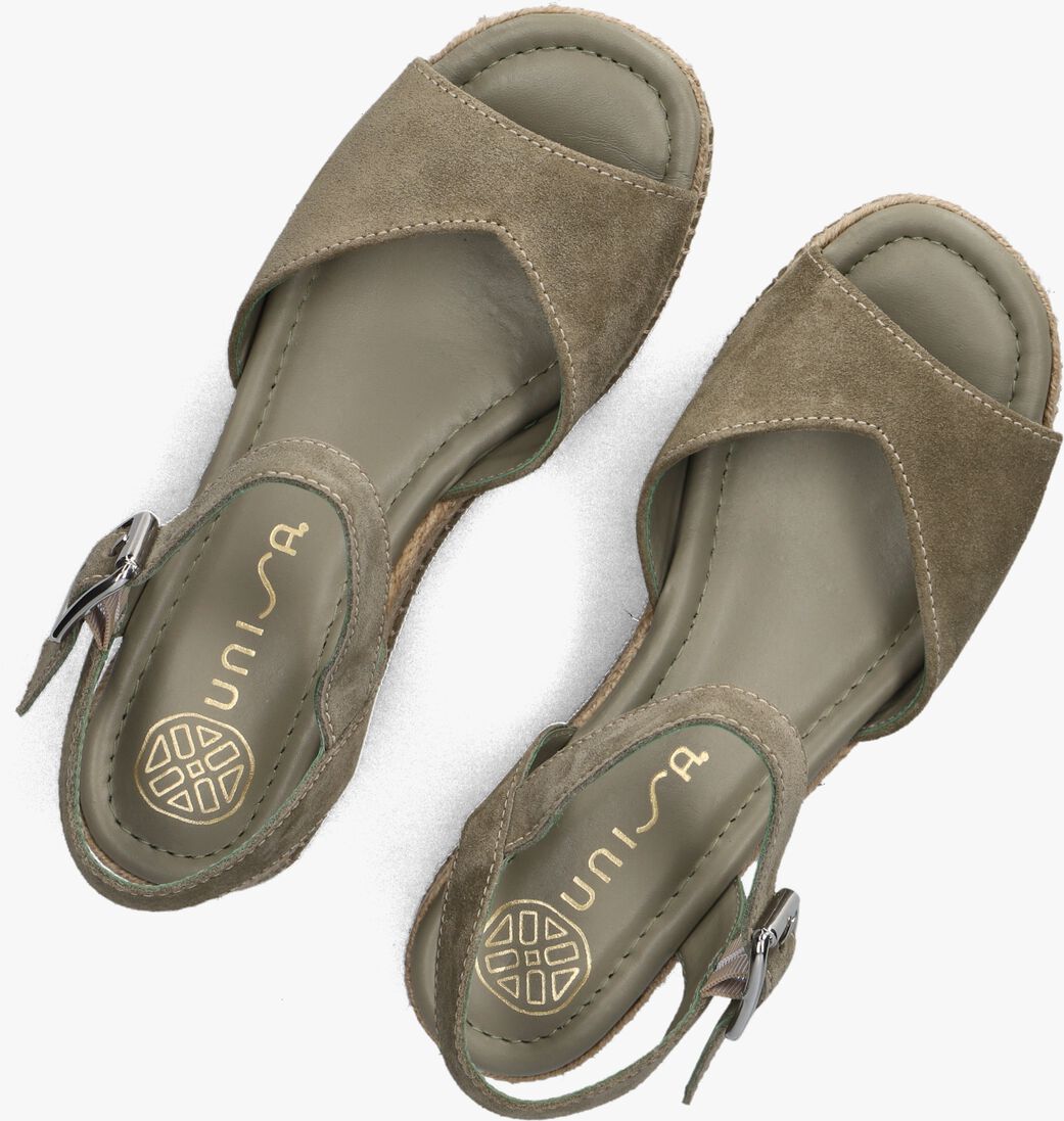 groene unisa sandalen met hak kalton