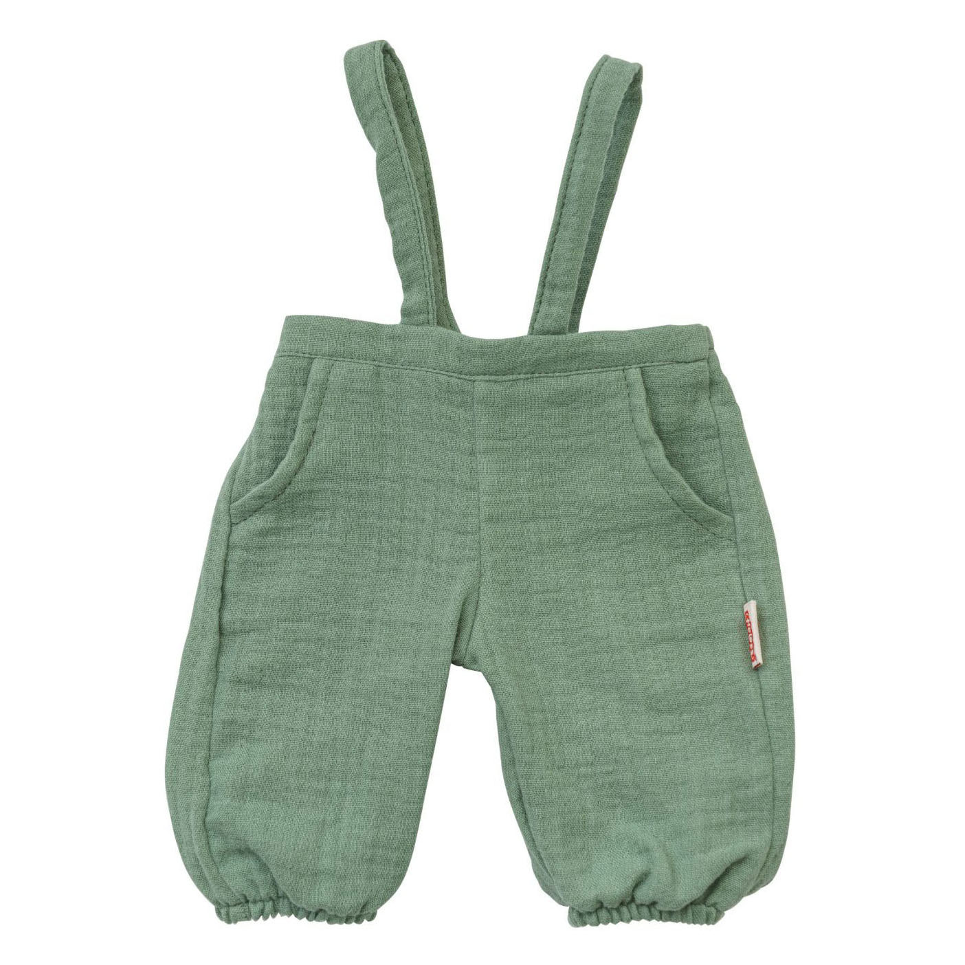 Poppen Tuinbroek Groen, 35-45 cm