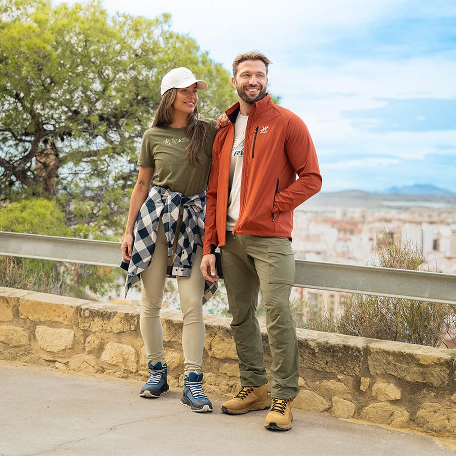 Exciter Light Softshell Jacket Herre Rusty Orange