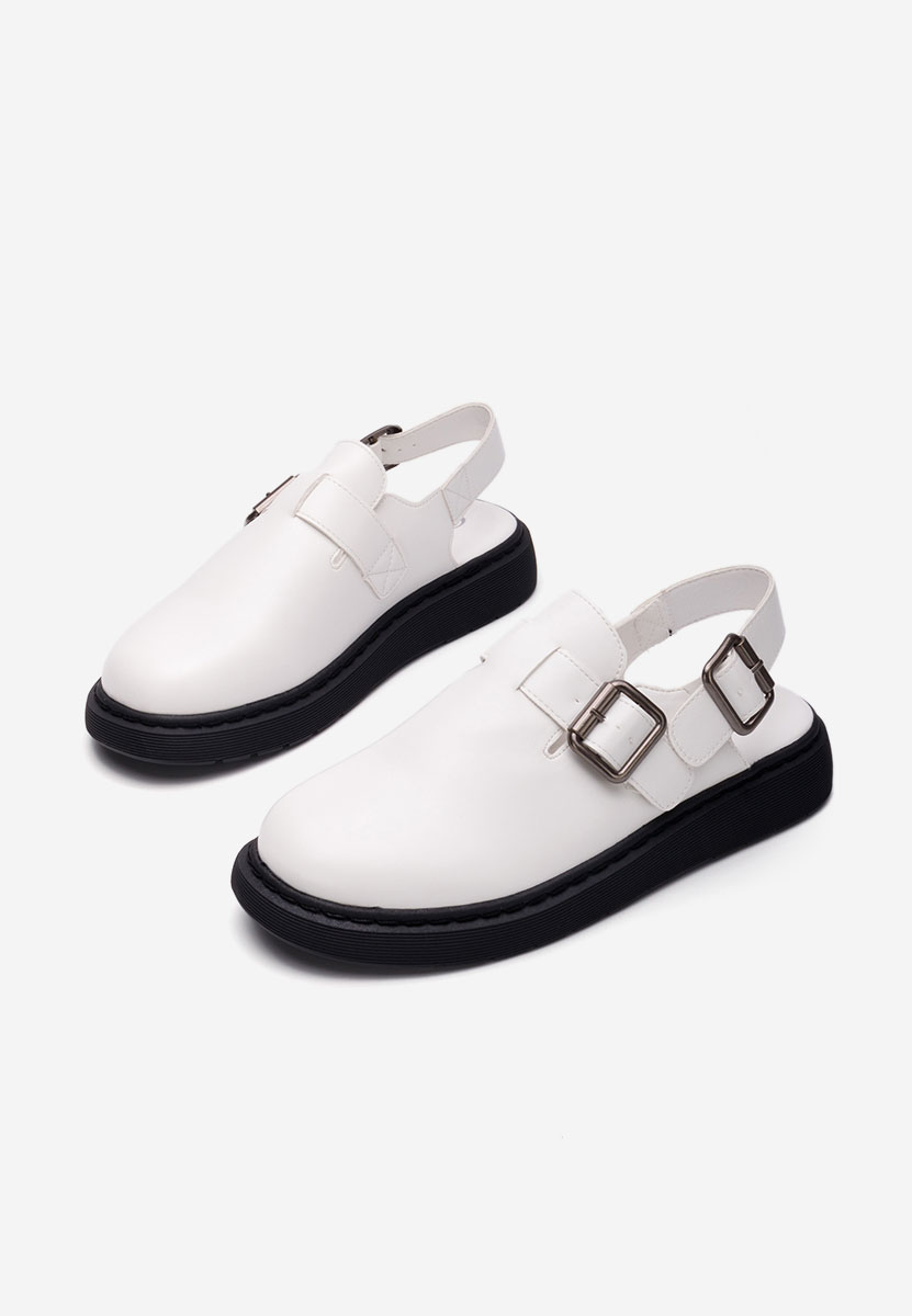 Sabots femme blancs Delissa