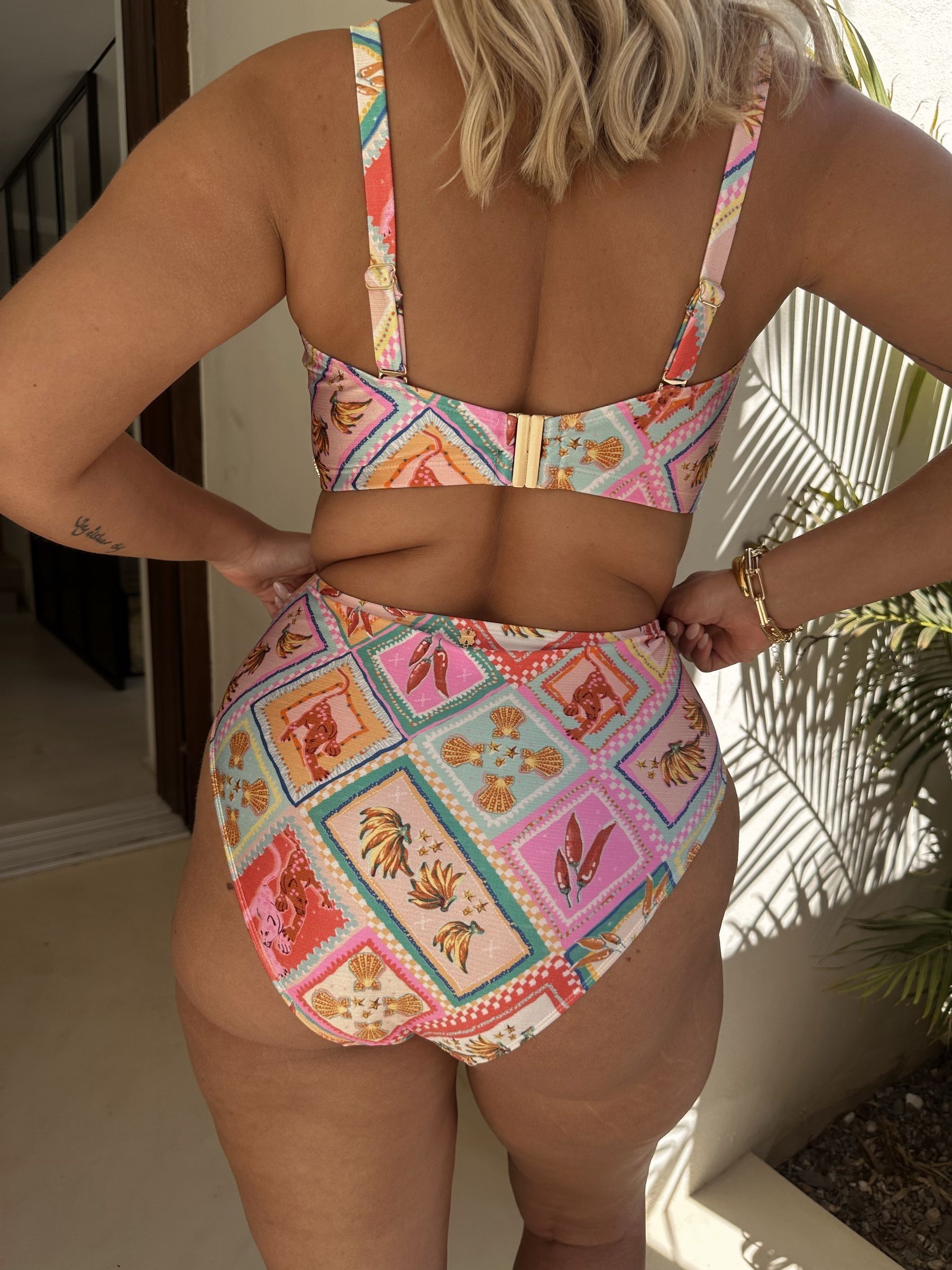 Never Fully Dressed bikinibroekje met hoge taille