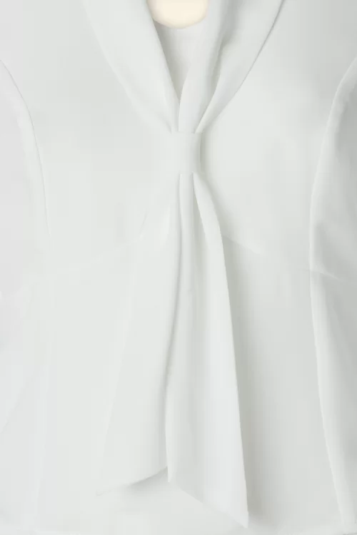 Glamour Bunny Business Babe Sophia Lee blouse in wit
