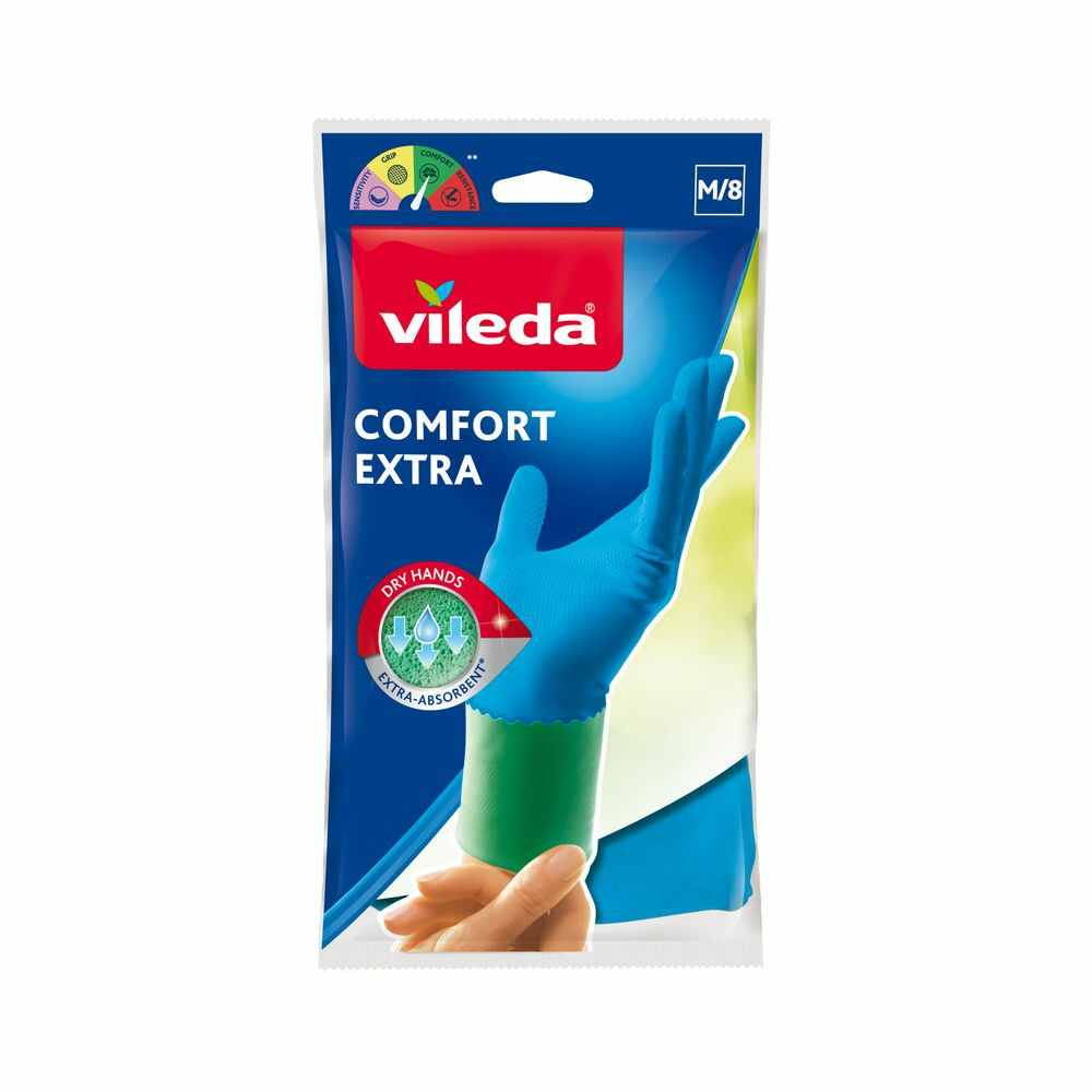 Vileda Handschoenen Comfort Extra Medium1 paar