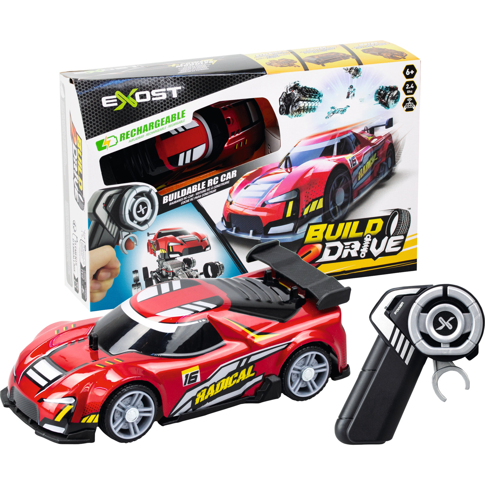 Silverlit Exost Build 2 Drive Radical Racer