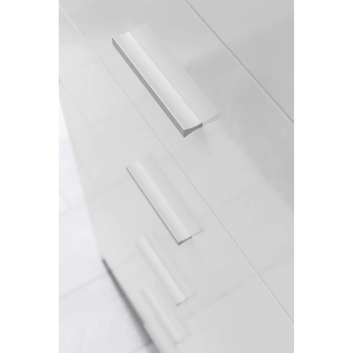 Kommode Campillo silber,weiss