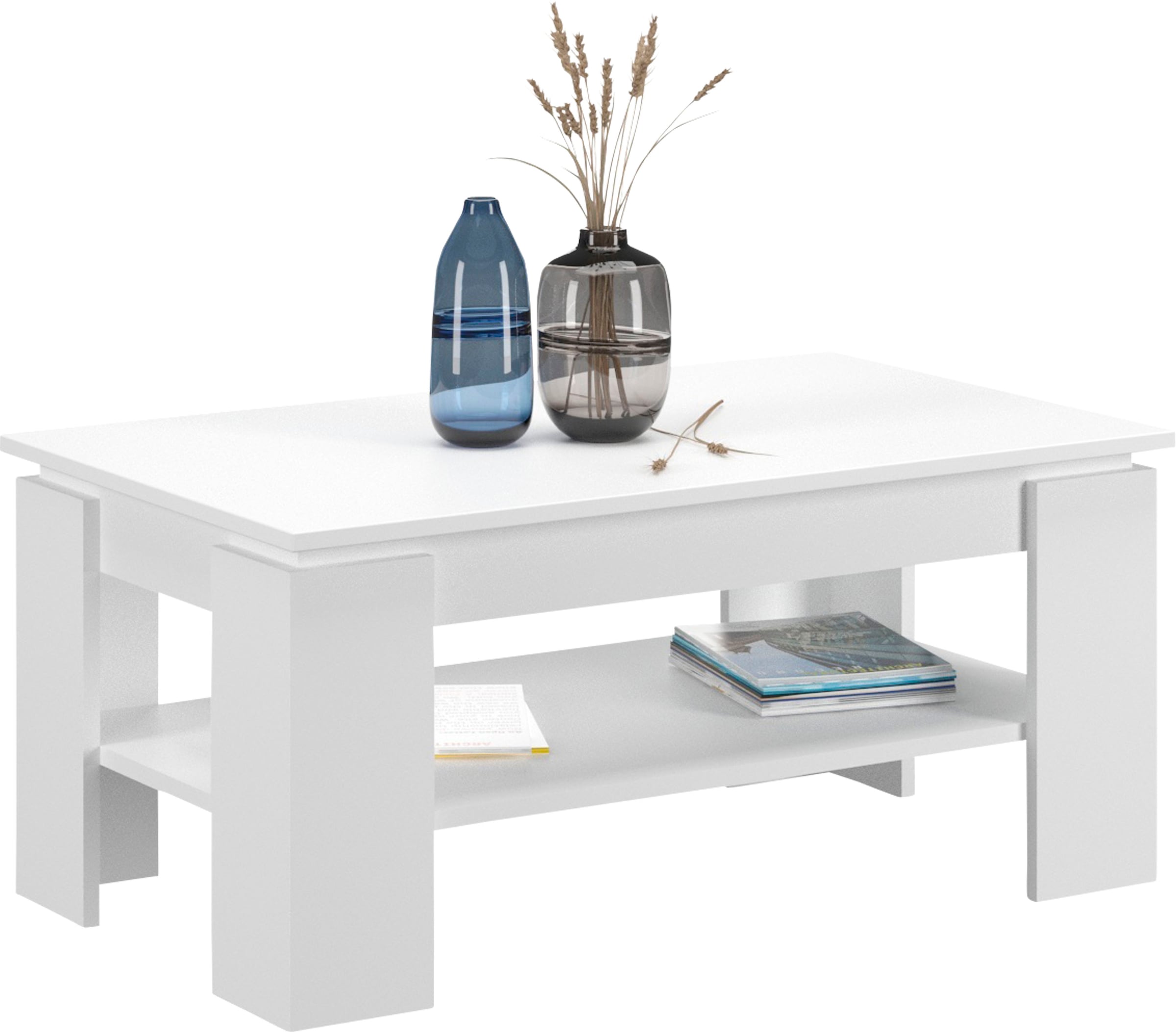 INOSIGN Couchtisch »Kalmar, rechteckig, 100 x 60 cm, 1 Ablageboden« Sofatisch, Beistelltisch, Kaffetisch, Wohnzimmertisch, coffee table