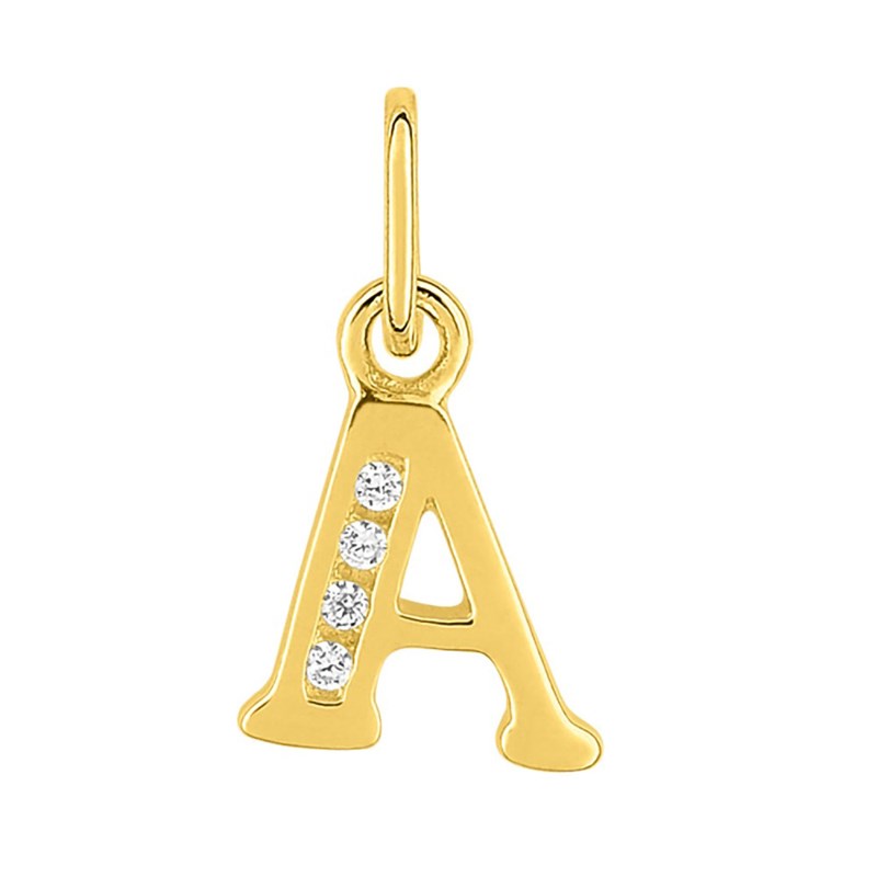 Pendentif enfant - Or 18 Carats - Diamant 0,032 Carats