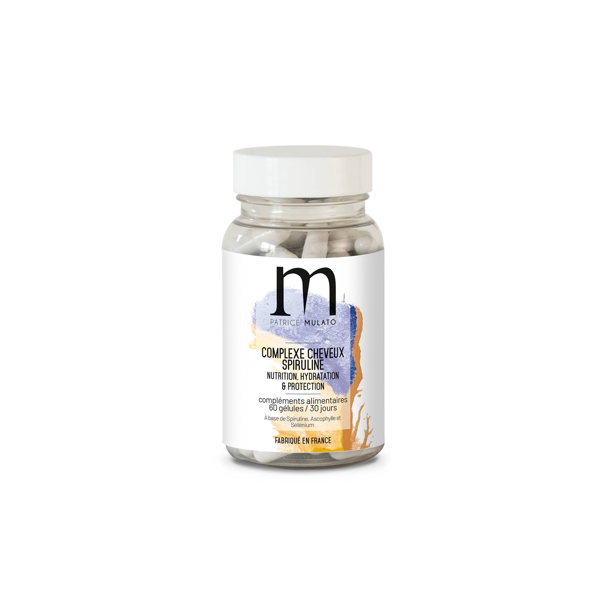 Complexe cheveux Spiruline - Nutrition hydratation & protection 60 gélules / 23g