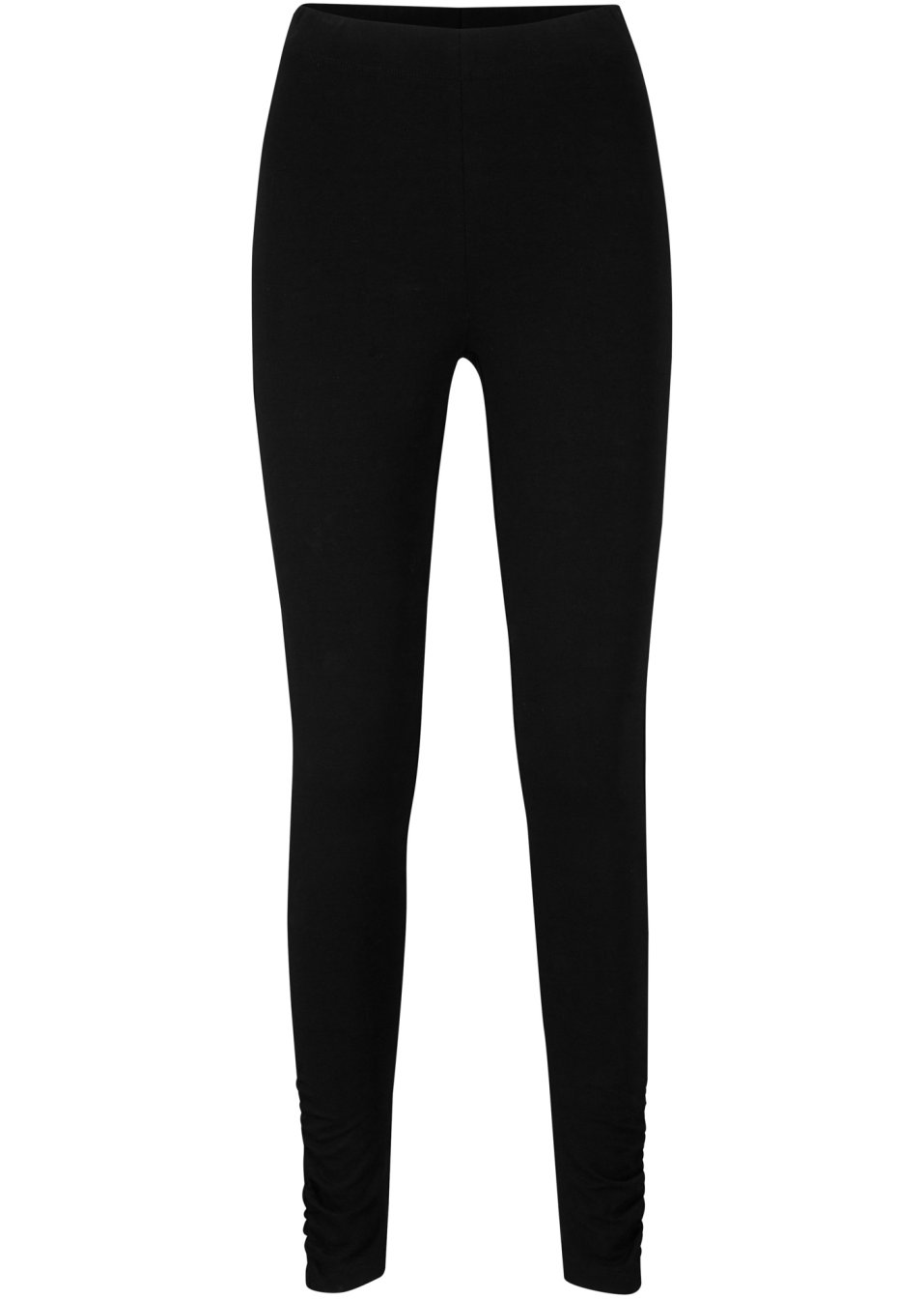 Legging avec large empiècement confortable à la taille et détail fronce