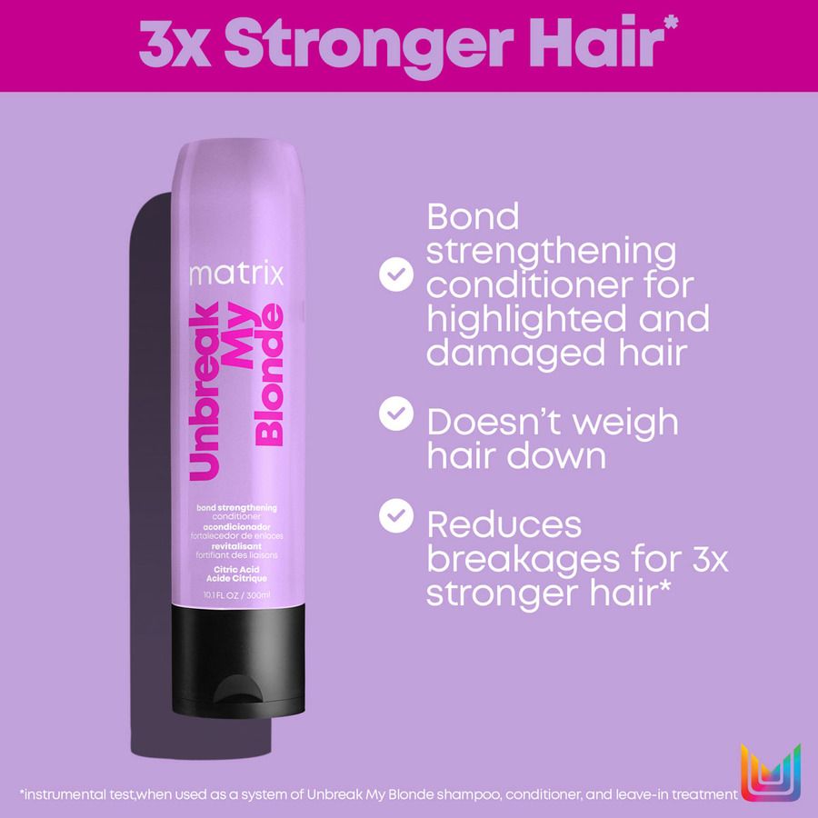 Matrix Unbreak My Blonde Shampoo, Conditioner and Miracle Creator Spray