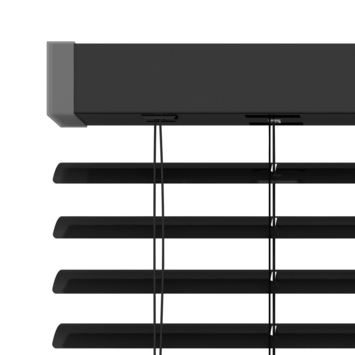 KARWEI aluminium jaloezie 50 mm matzwart (kleurnr. 320) 160x180 cm (bxh)