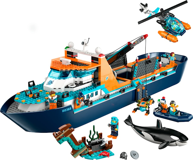 Polarutforskere med skip LEGO® City (60368)