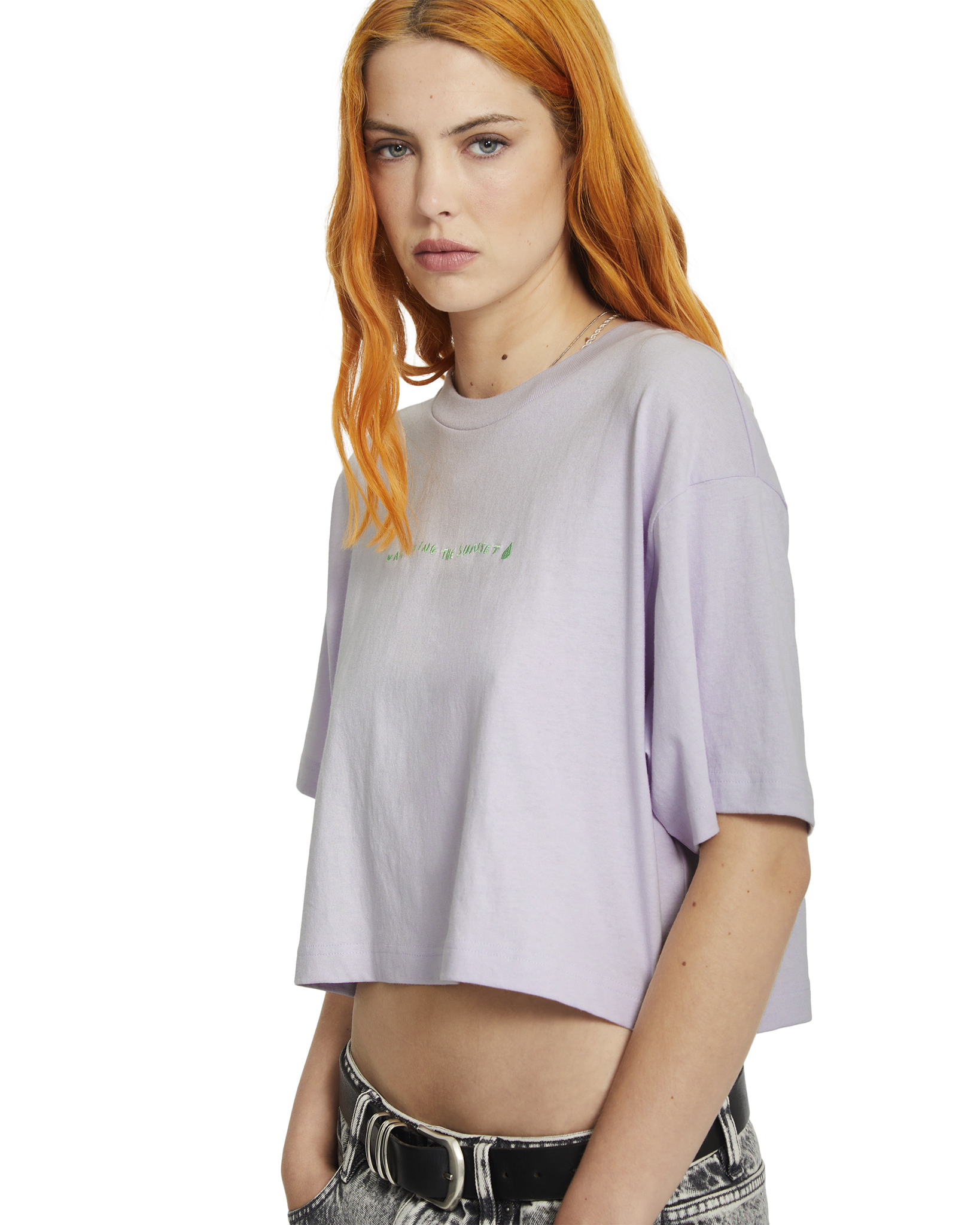 Volcom Drumstone Tee Dusty Lavender