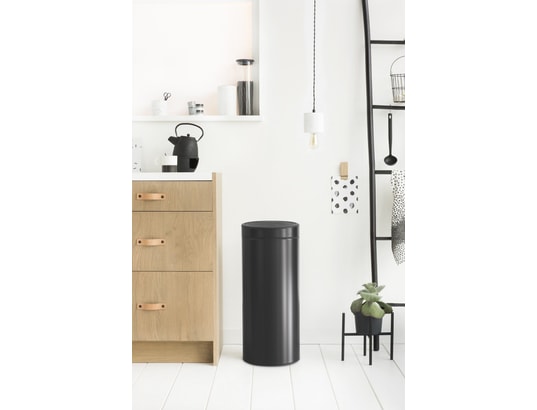 BRABANTIA - Poubelle Touch Touch bin new 30 L - matt black -115301