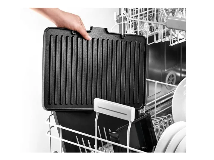 Braun MultiGrill 7, Sort, Rustfrit stål, Rektangulær, Knapper, Dreje, 667 cm², 290 x 230 mm, Tryktstøbt aluminium