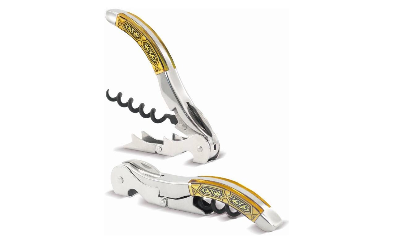 Korkenzieher Damasquinado Gold<br>Zapfenzieher