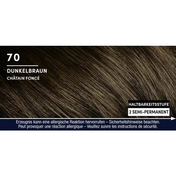 Anti-Grau-Tönungs-Gel 70 Dunkelbraun