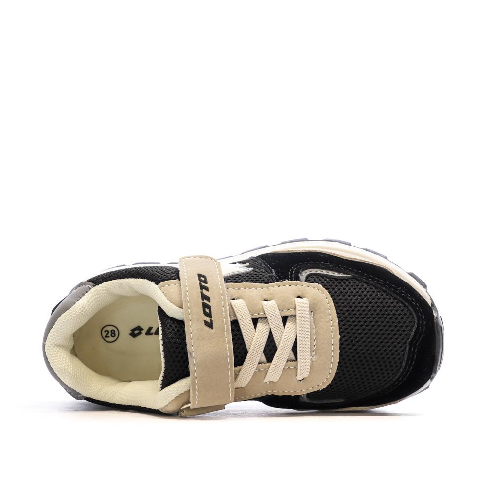 Lotto Baskets Noir/Beige Garçon Lotto Capri