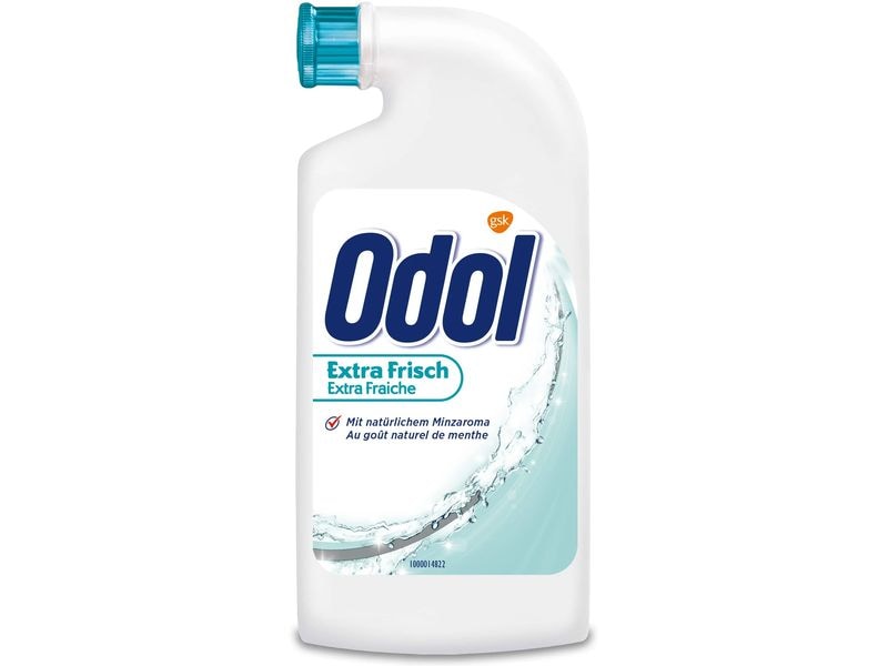 Odol Mundwasser Extra Fresh 125 ml Extra frisches Mundwasser mit Minzaroma gegen Mundgeruch
