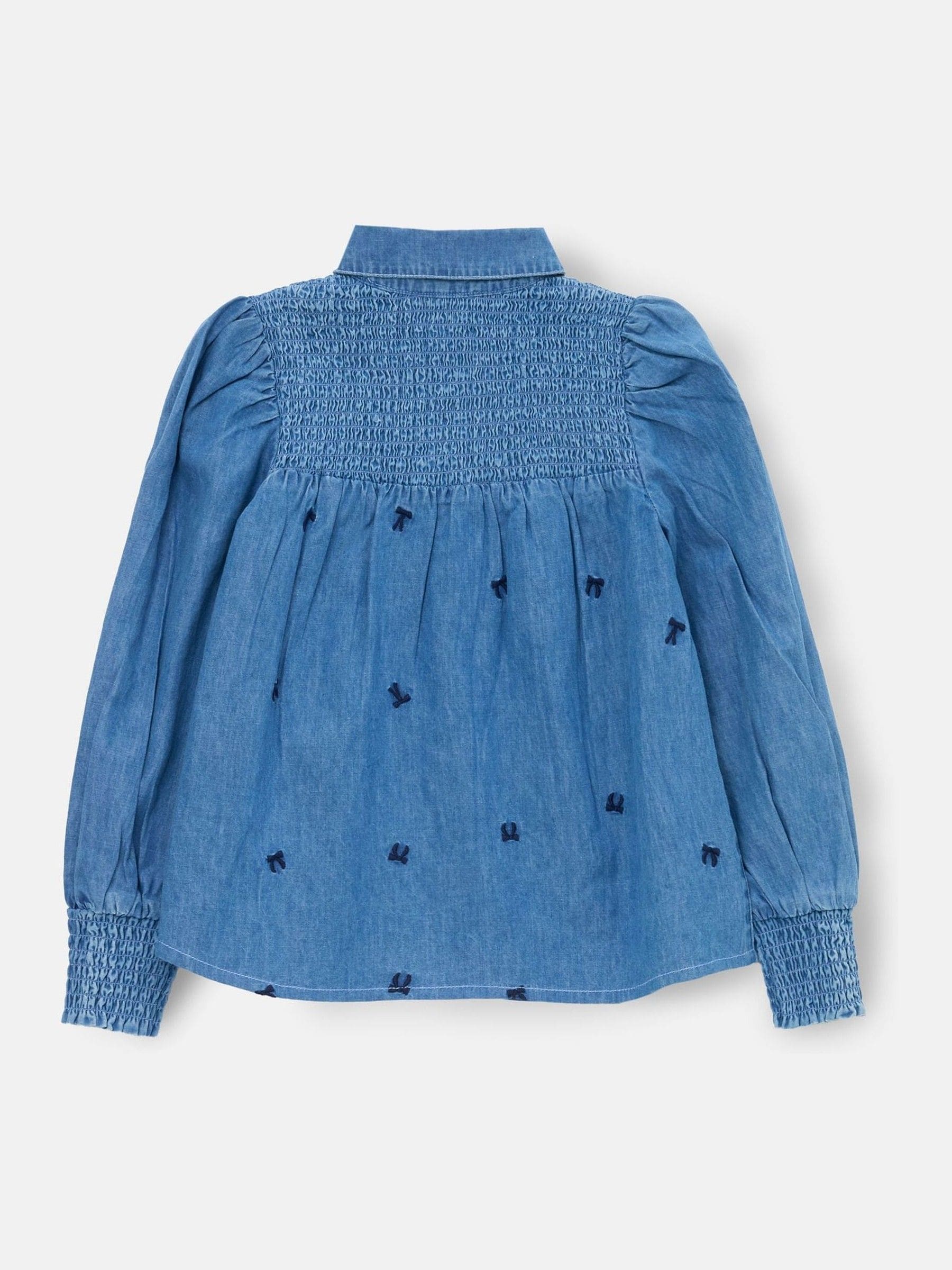 Angel & Rocket Myla Embroidered Denim Shirt