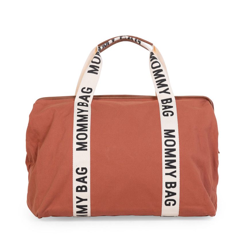 Sac à langer Mommy bag signature - Terracotta - Ecru