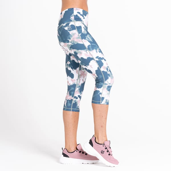Collant running DARE 2B W INFLUENTIAL 3/4 DSKY ROSE INKY