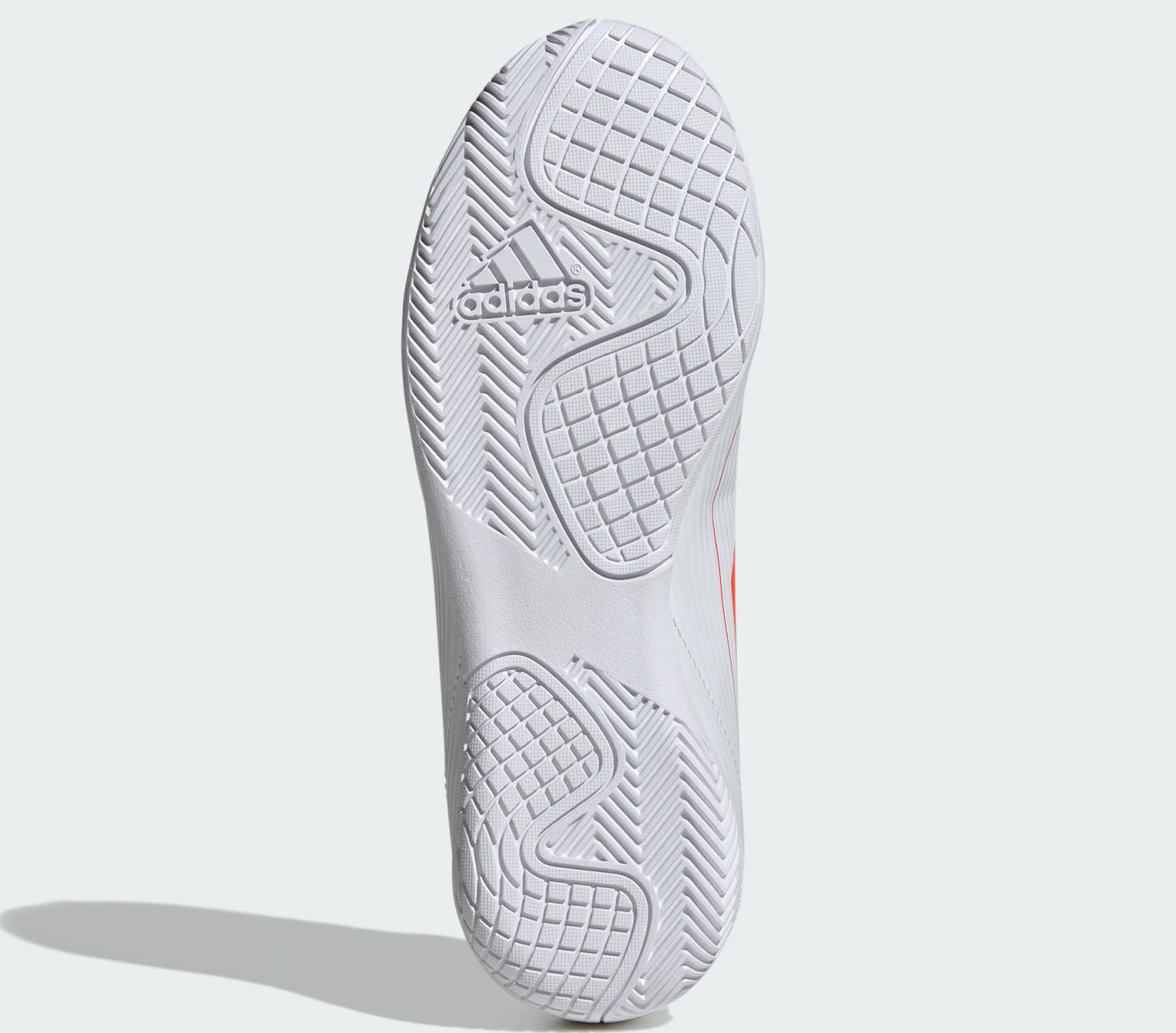 F50 Club IN Junior Cloud White/Solar Red/Lucid Blue