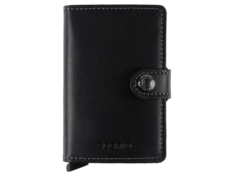 SECRID Portemonnaie Miniwallet Black Noten- und Karten-Portemonnaie mit RFID-Schutz