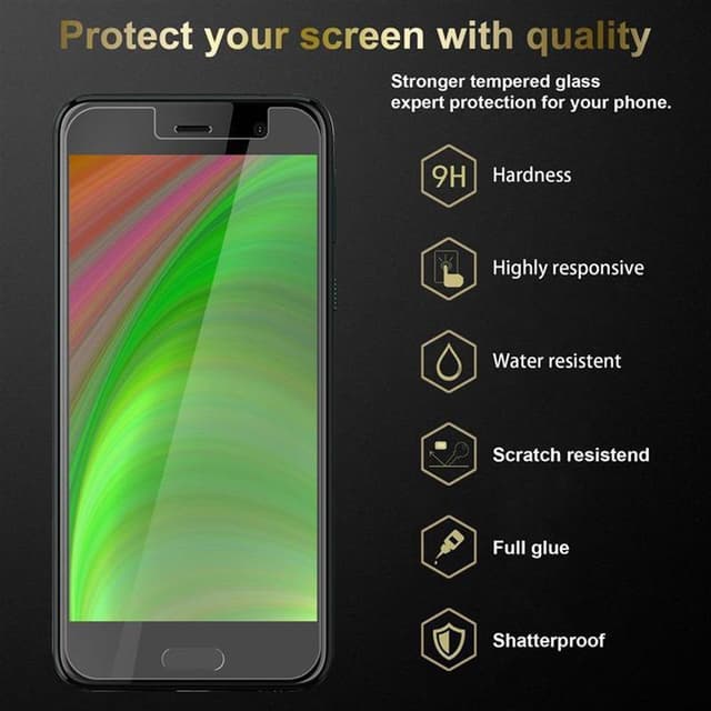 HTC U PLAY 3x Skærmbeskytter Beskyttelsesglas