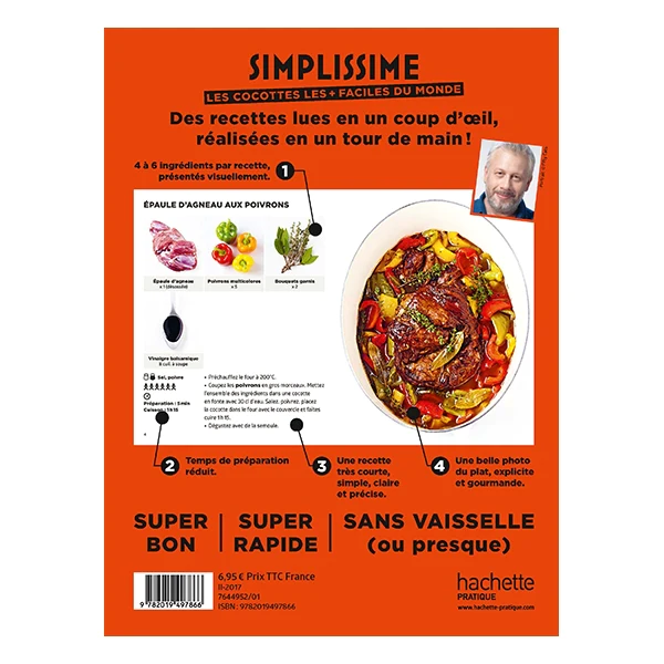 Livre Simplissime Les Cocottes les plus faciles du monde Hachette prat