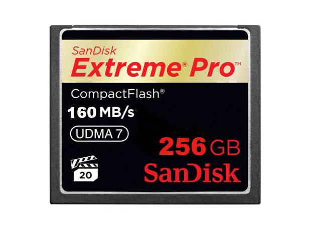 SanDisk CF-Karte Extreme Pro 256 GB CompactFlash-Karte, 256 GB