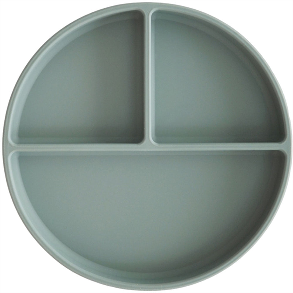 Silikone Tallerken Cambridge Blue - Mushie