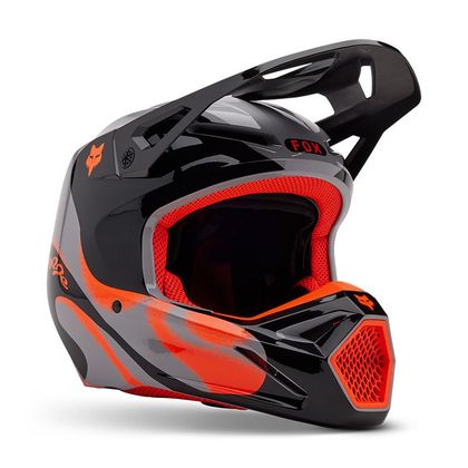 Casque cross Fox V1 EMOTION 2025 - Gris