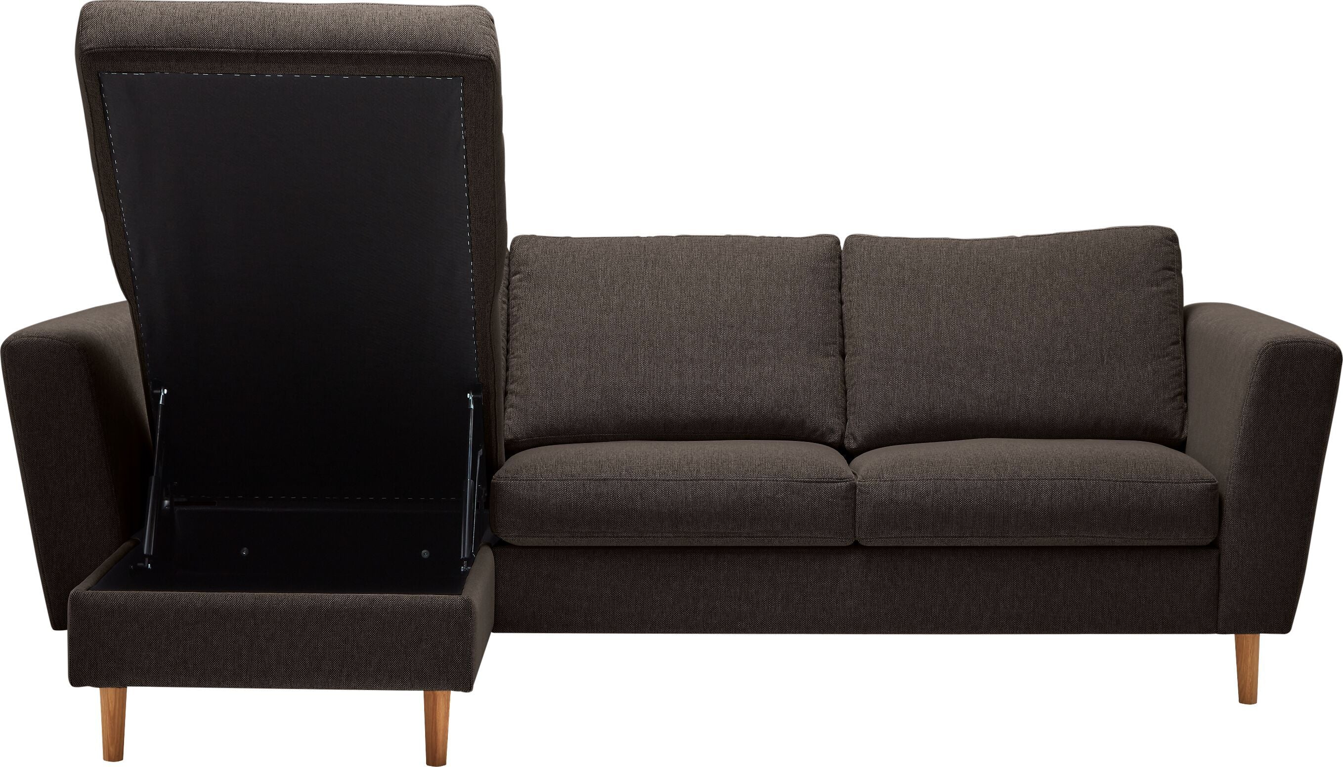 DIENER Ecksofa - Braun / B: 235.0 cm x T: 156.0 cm x H: 81.0 cm